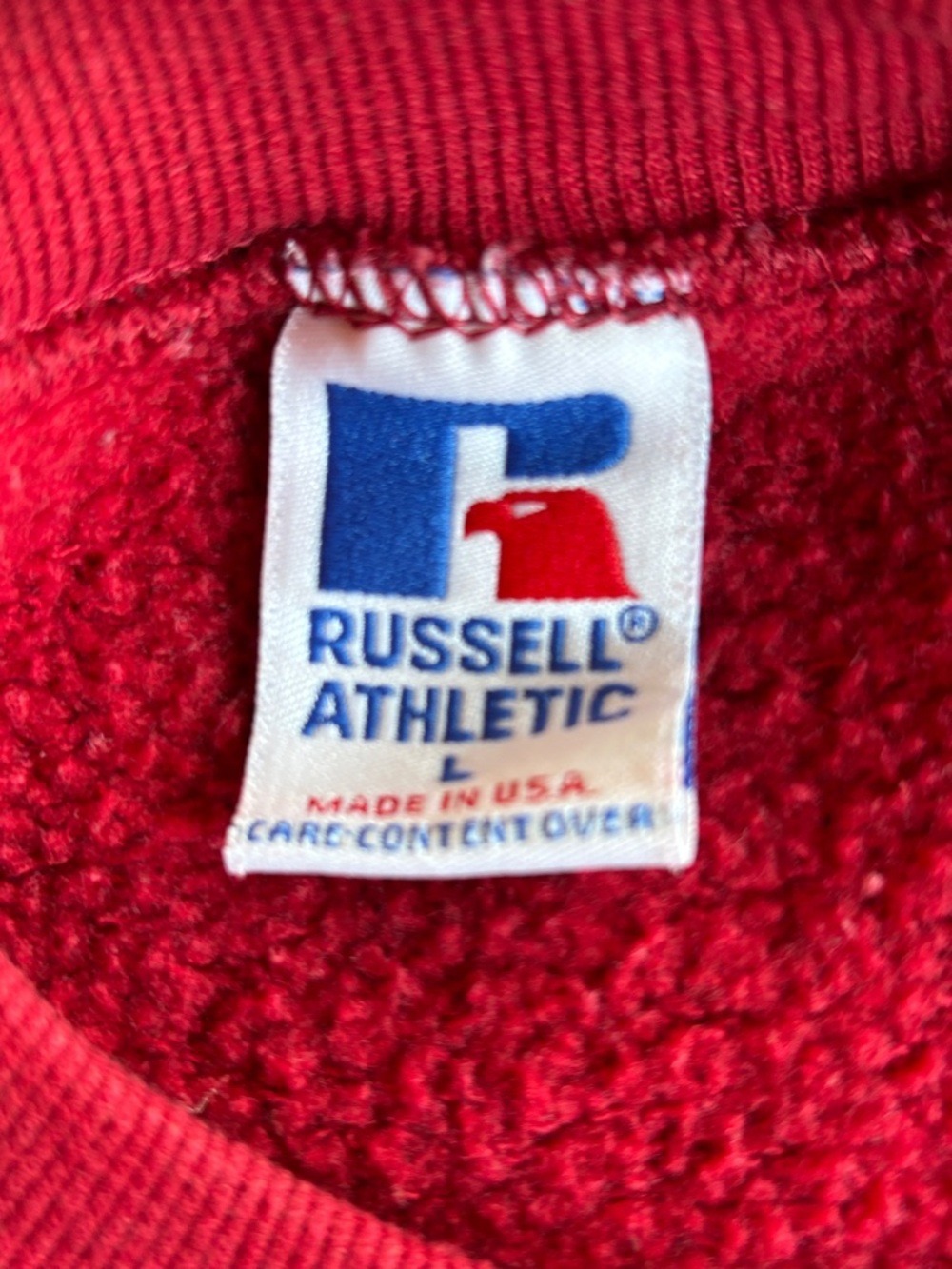 Russell Athletic 49ers Red Crewneck Large - Picture 4 of 5